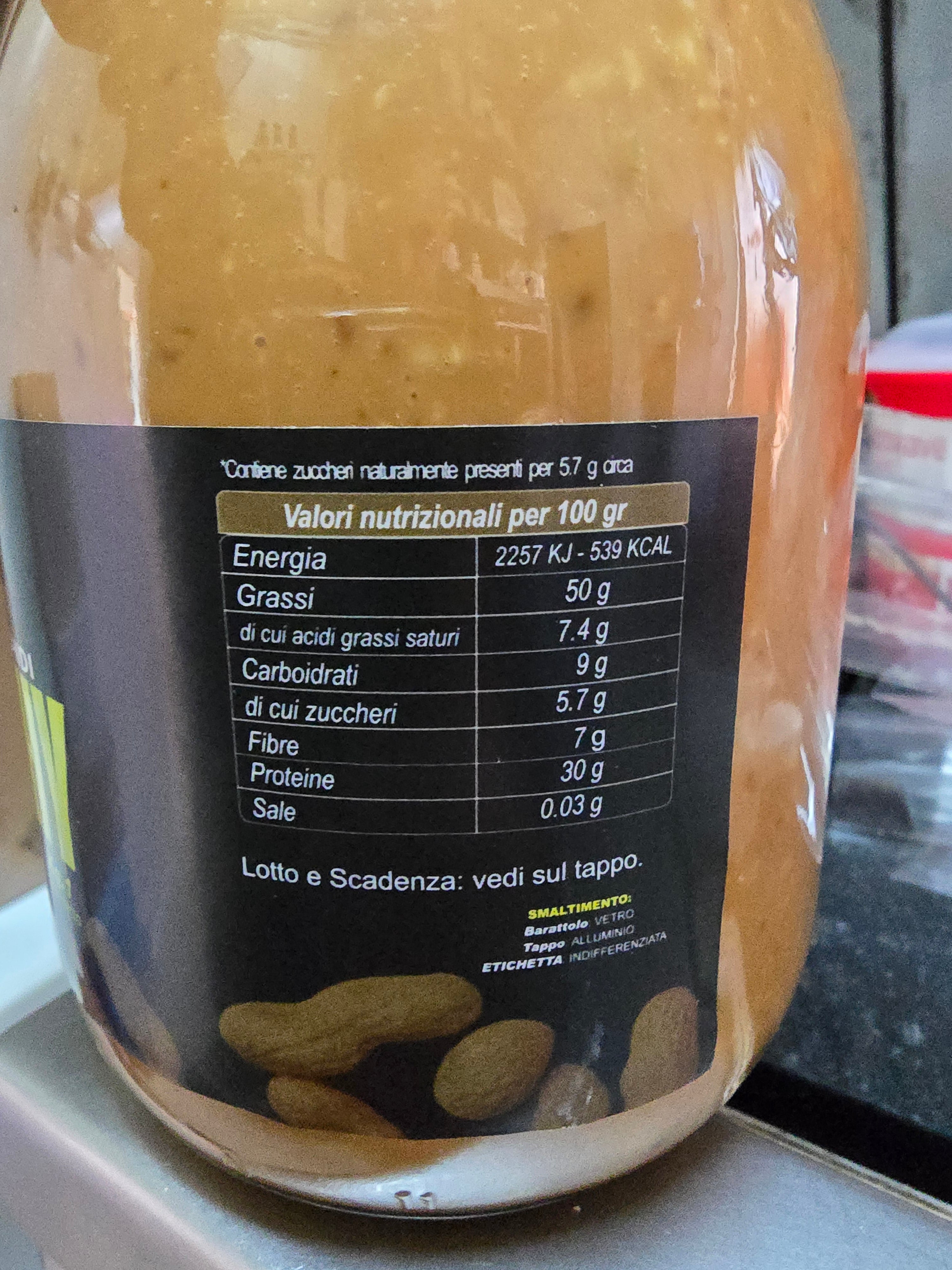 Peanut Butter CRUNCHY E SMOOTH(1g) VENTURINI NUTRITION