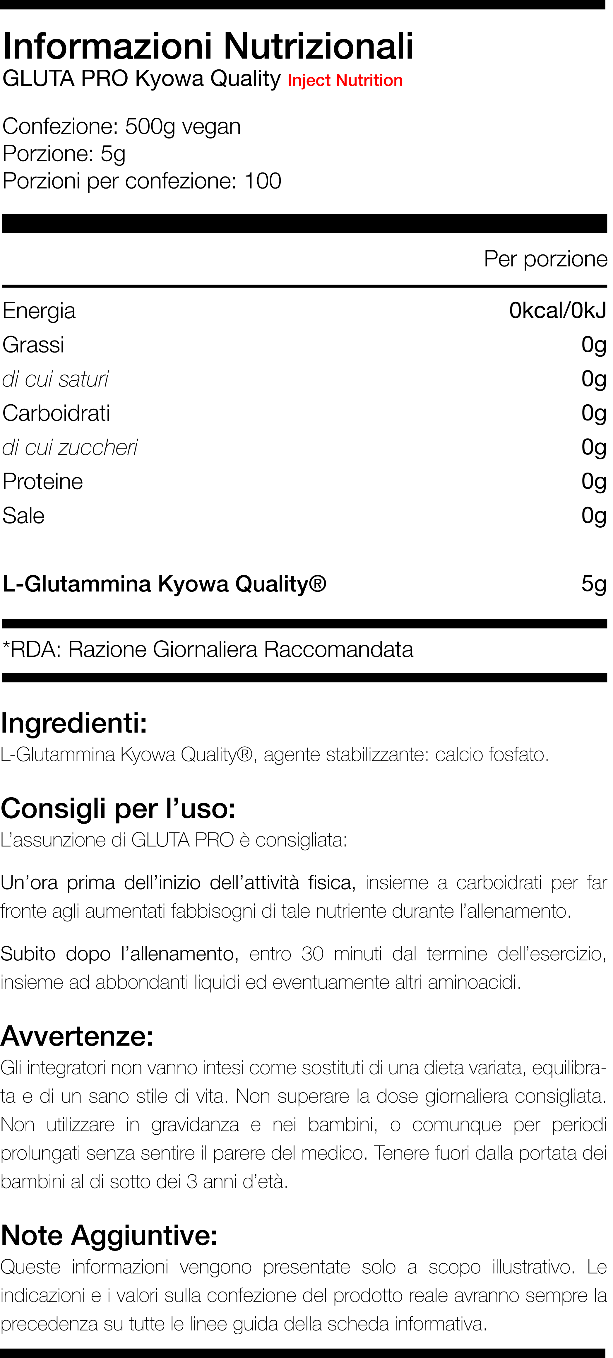 GLUTA PRO (500G) KYOWA QUALITY®
