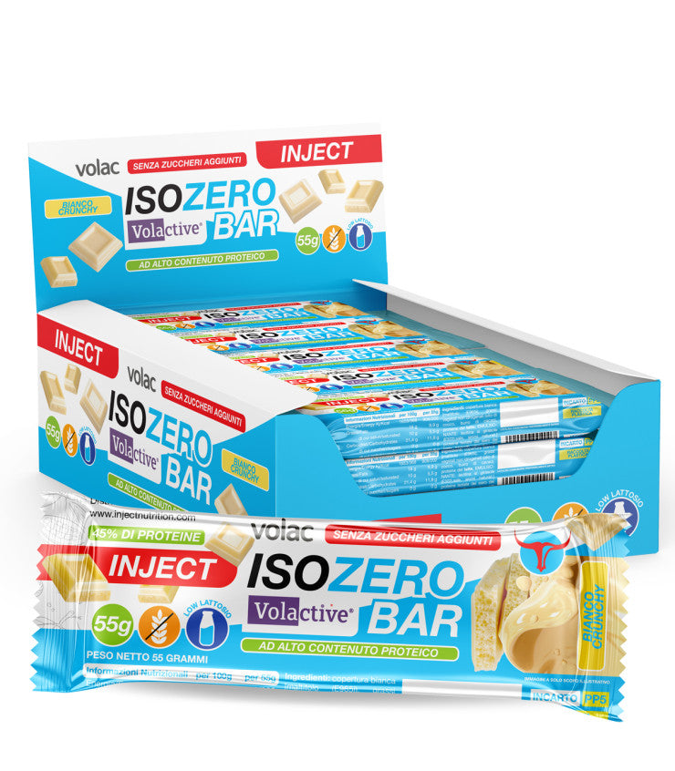 ISOZERO BAR Volac® Volactive® Senza Zuccheri (55g) INJECT NUTRITION