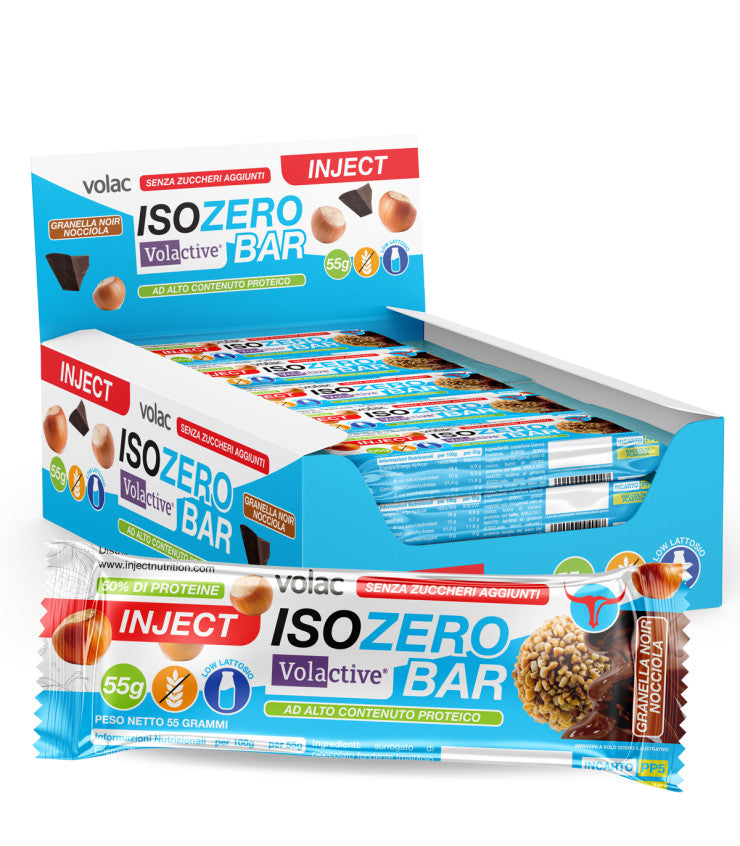 ISOZERO BAR Volac® Volactive® Senza Zuccheri (55g) INJECT NUTRITION