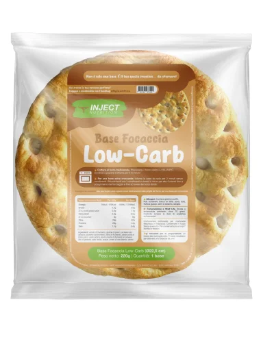 Base Focaccia Low-Carb (220g) INJECT NUTRITION