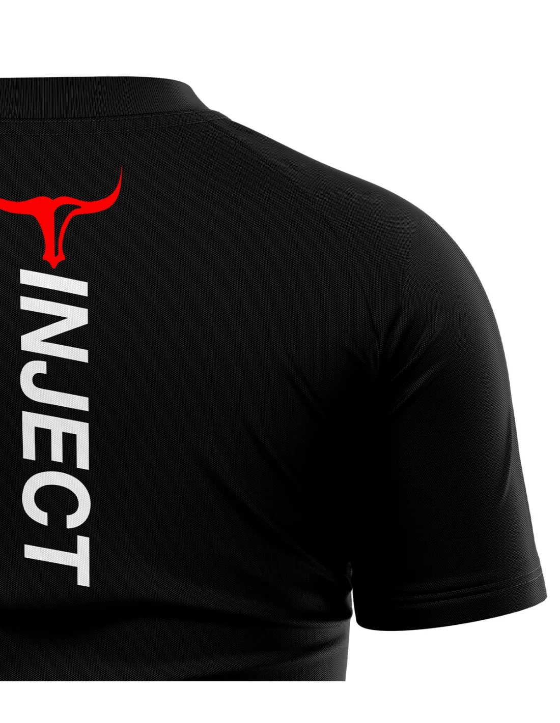 Raglan Performance Black T-Shirt INJECT NUTRITION