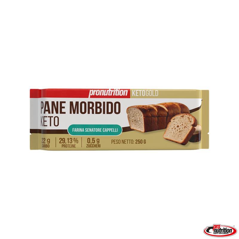Morbido Pane Keto con solo 22g di carbo e 29,13% di proteine.