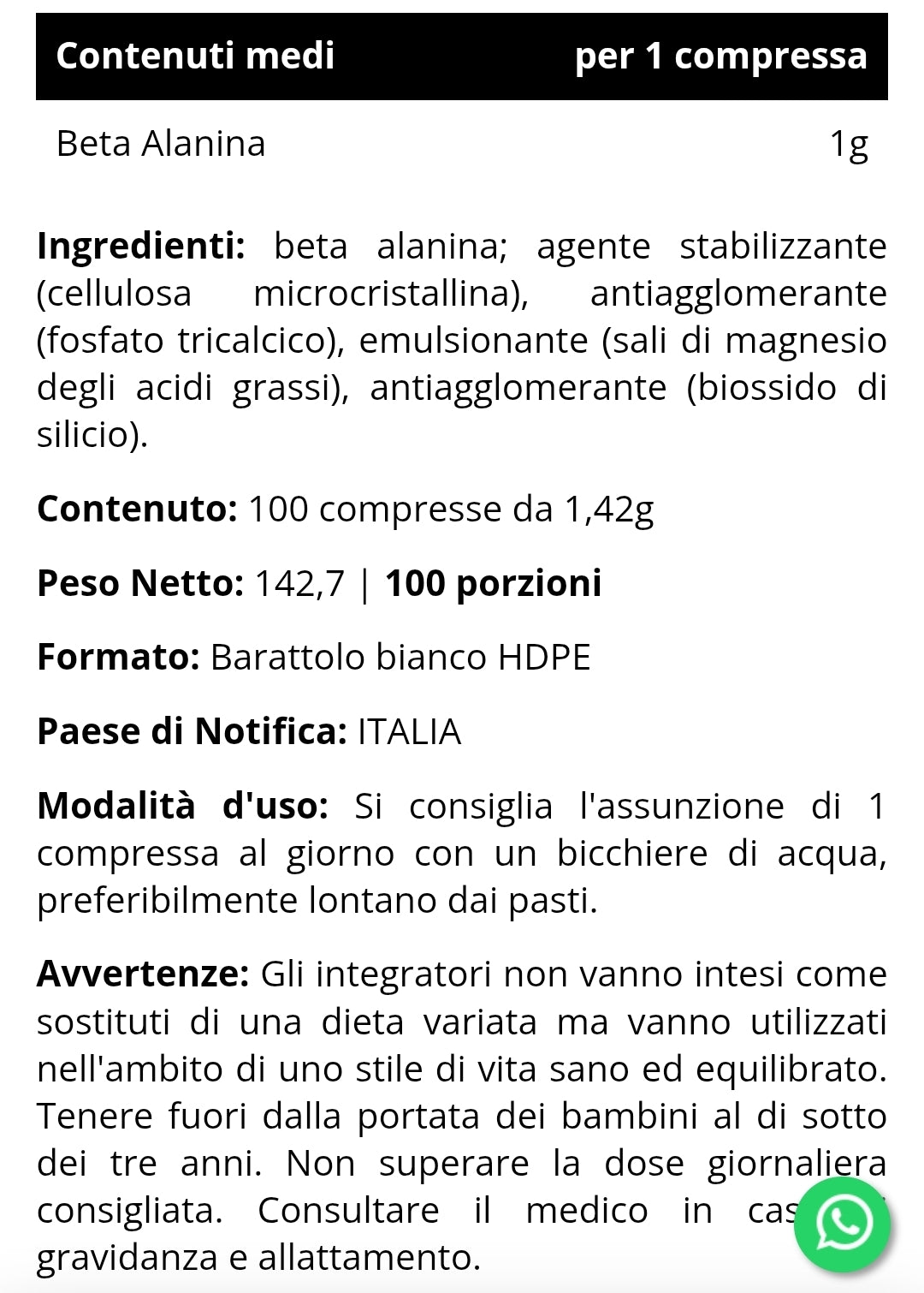 Betal+ (100cpr) INJECT NUTRITION