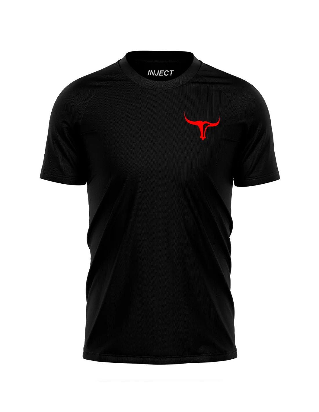 Raglan Performance Black T-Shirt INJECT NUTRITION