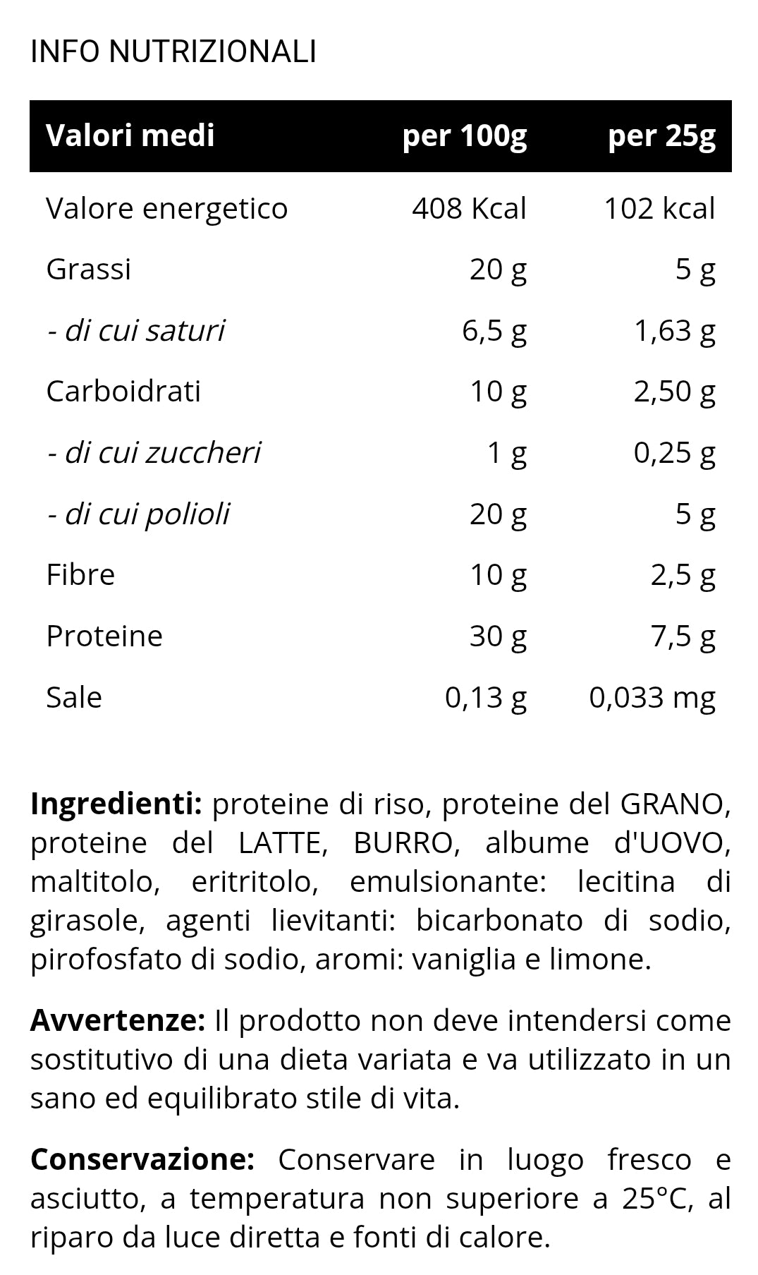 Biscottone +Protein (50g) FEELING OK