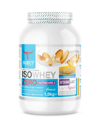 Iso Whey ZERO Stamilac™ Nutricore-5™ (1,8kg) INJECT NUTRITION