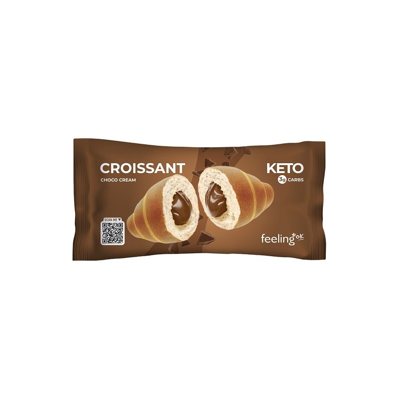 Croissant ripieno di crema al cioccolato 50g