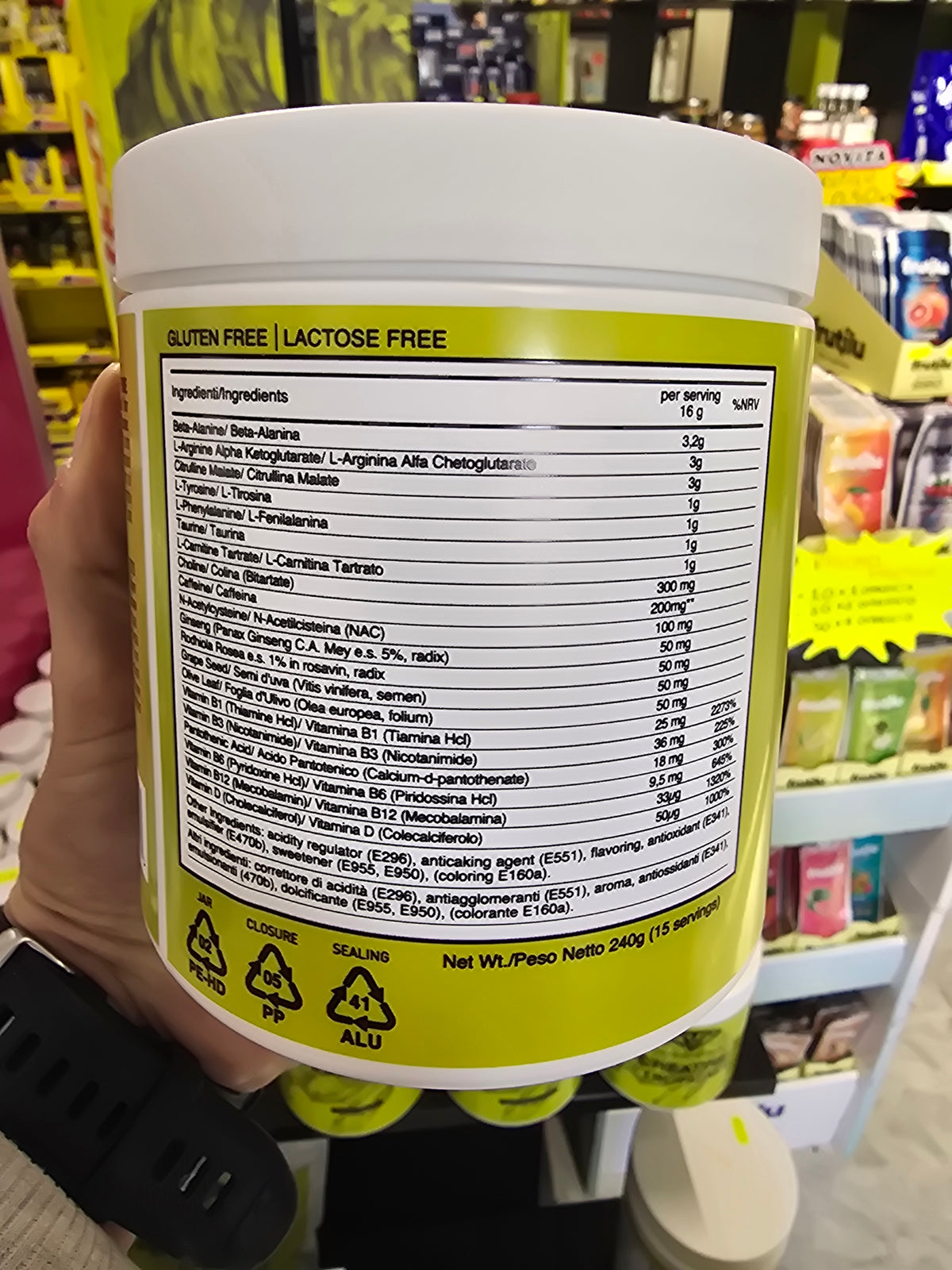 Pre Workout Venturini Nutrition 240g – foto 2