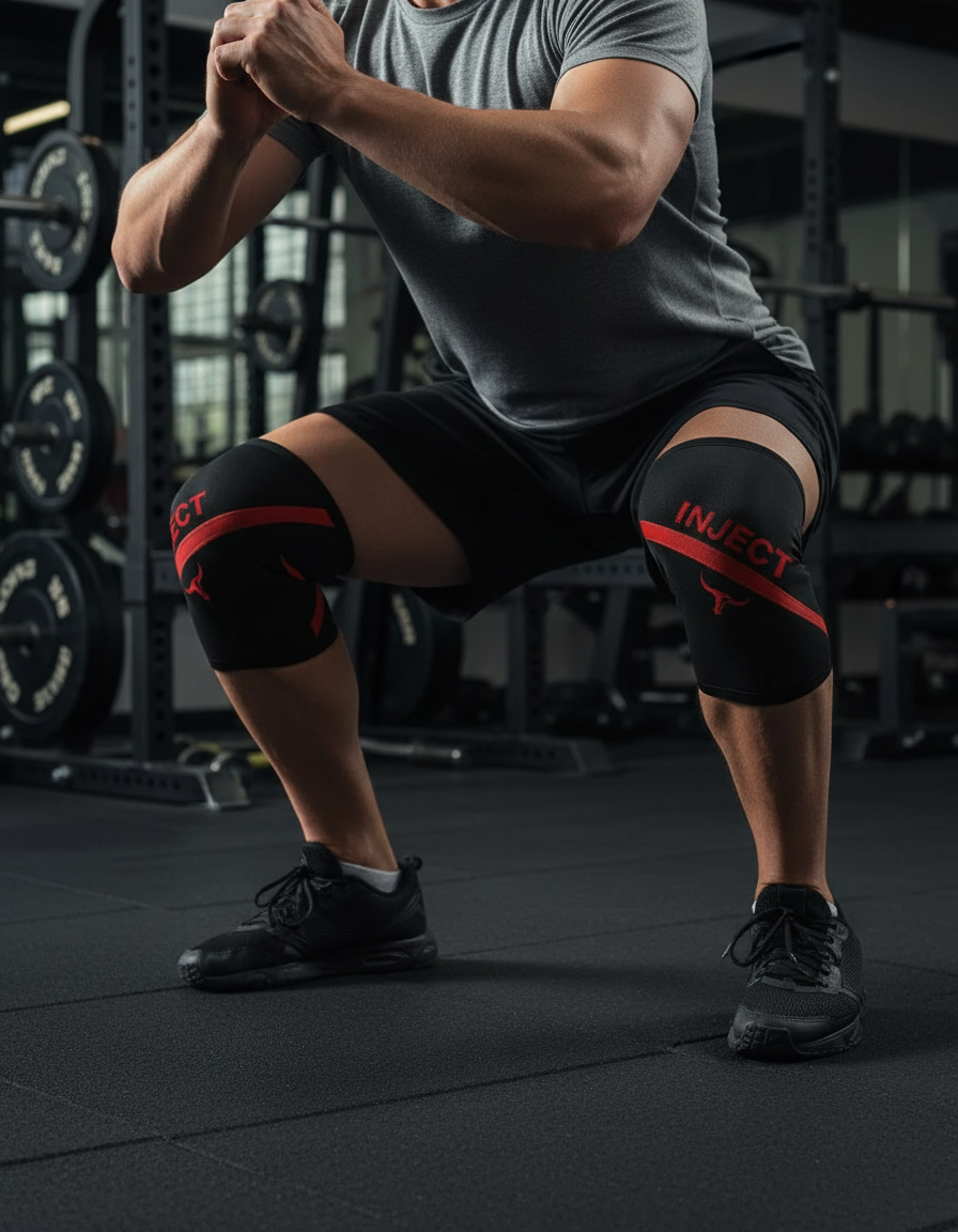 Knee PRO 6mm Ginocchiera Professionale INJECT NUTRITION