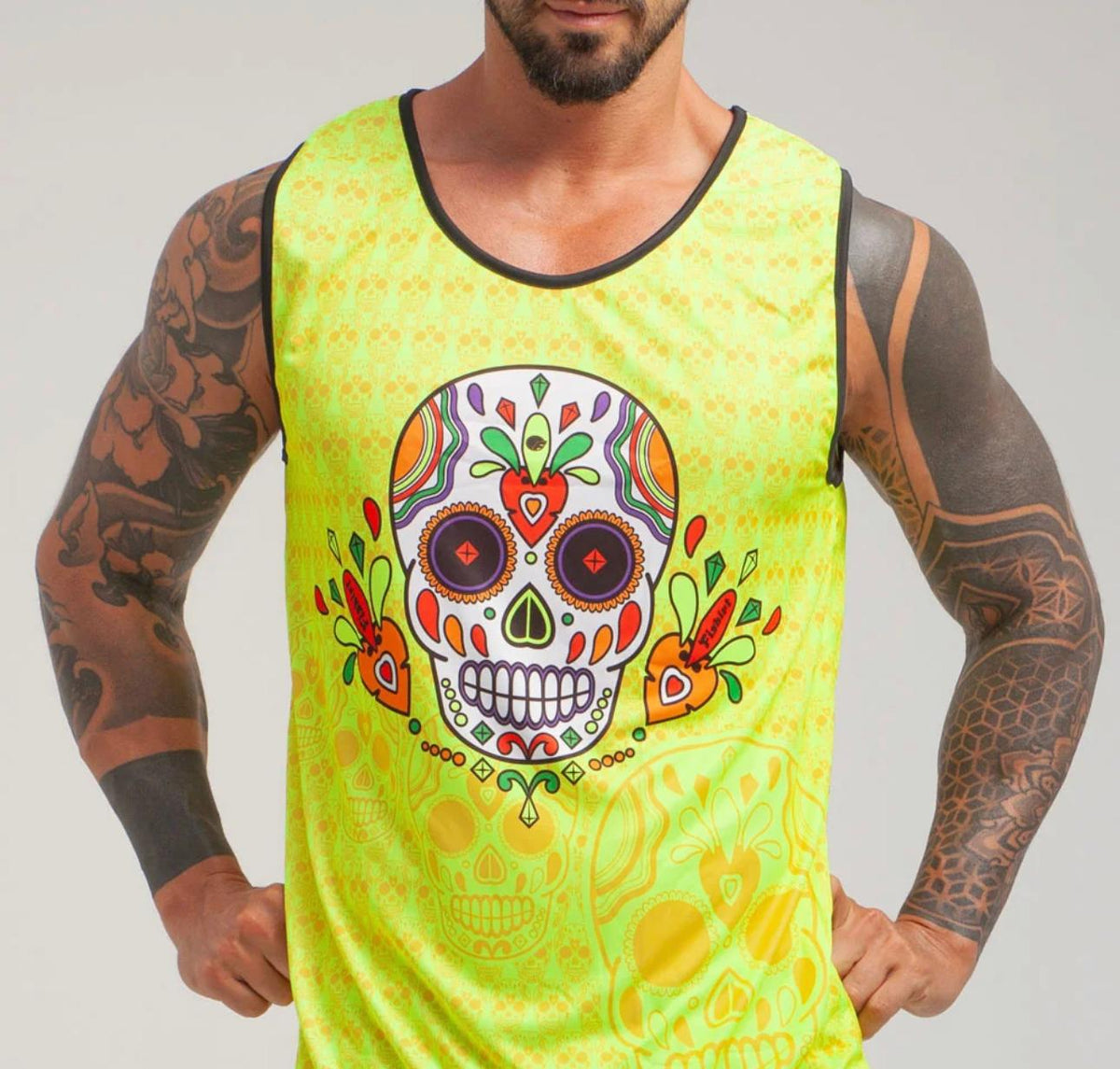 CANOTTA PERFORMANCE MUERTOS - GIALLO