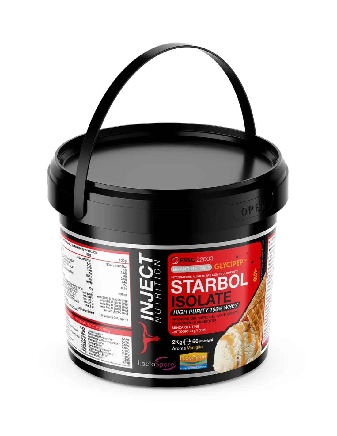 Starbol Protein Isolate 85% (2kg) INJECT NUTRITION