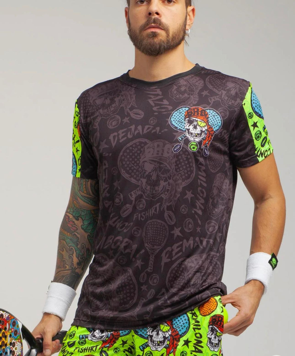 T-SHIRT SPORT VIBORA - NERO