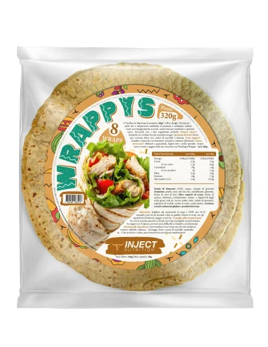🎁 WRAPPYS 8 Wrap da 40g (320g) INJECT NUTRITION (100% off)