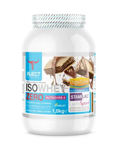 Iso Whey ZERO Stamilac™ Nutricore-5™ (1,8kg) INJECT NUTRITION