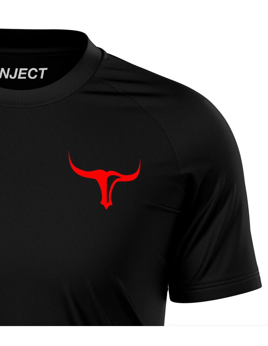 Raglan Performance Black T-Shirt INJECT NUTRITION