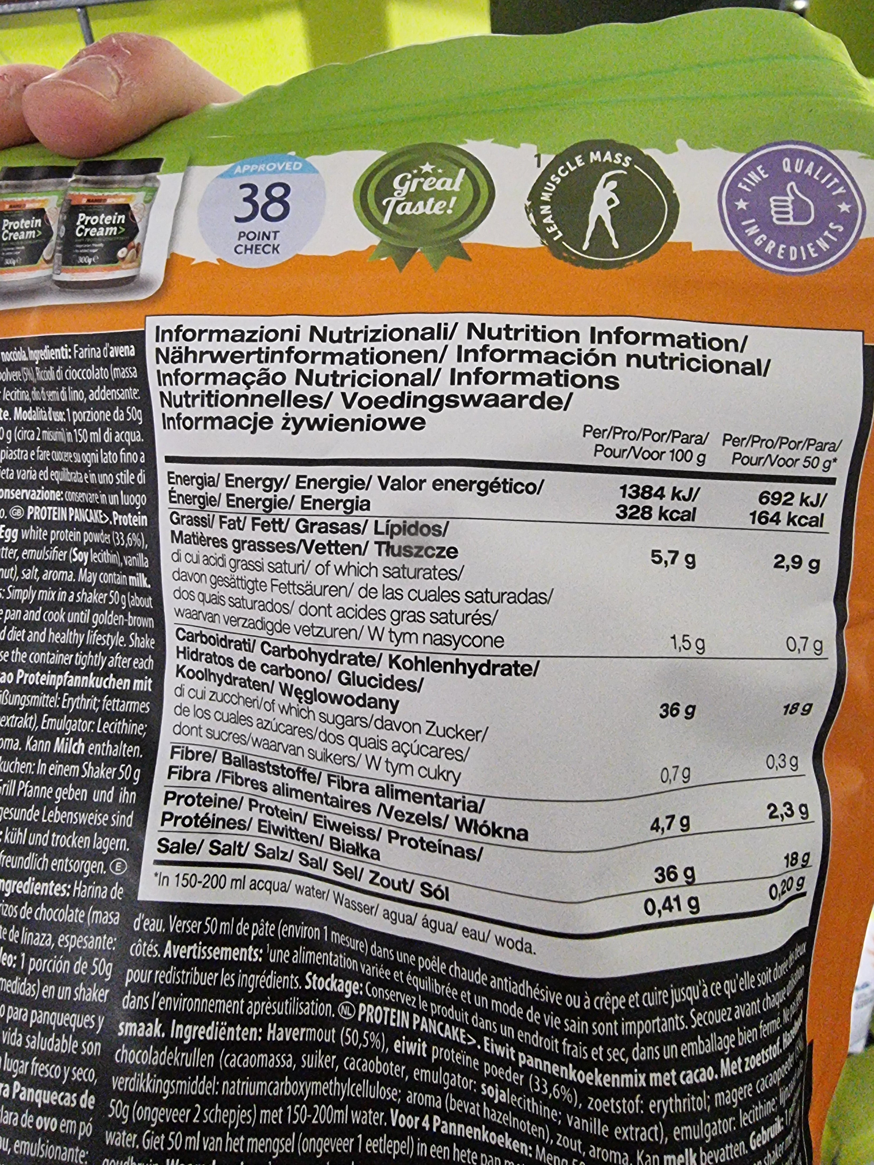 PROTEIN PANCAKE> Fluffy Chocolate – 500g