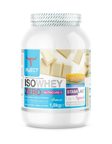 Iso Whey ZERO Stamilac™ Nutricore-5™ (1,8kg) INJECT NUTRITION