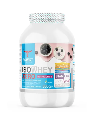 Iso Whey ZERO Stamilac™ Nutricore-5™ (800g) INJECT NUTRITION