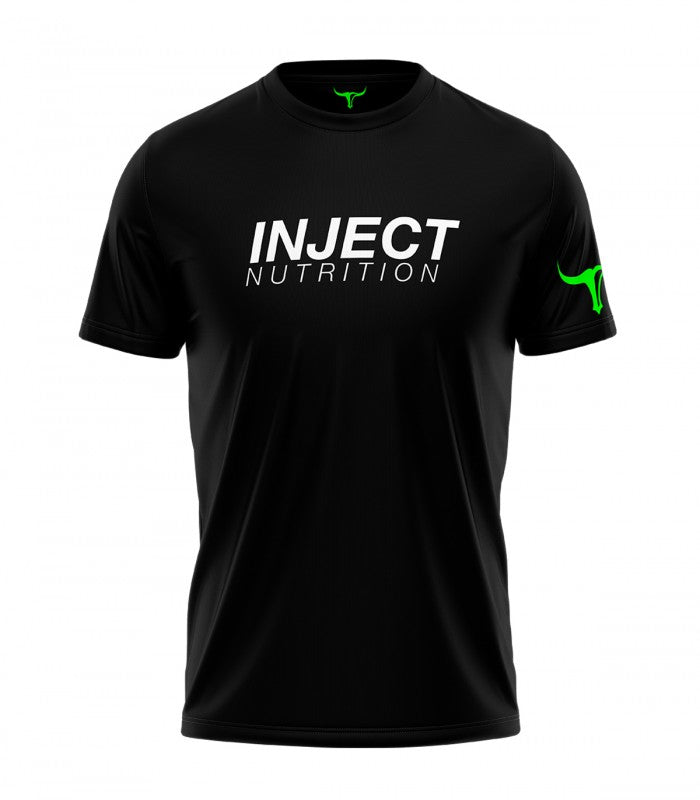 New Inject Logo T-Shirt Green and Red Version INJECT NUTRITION