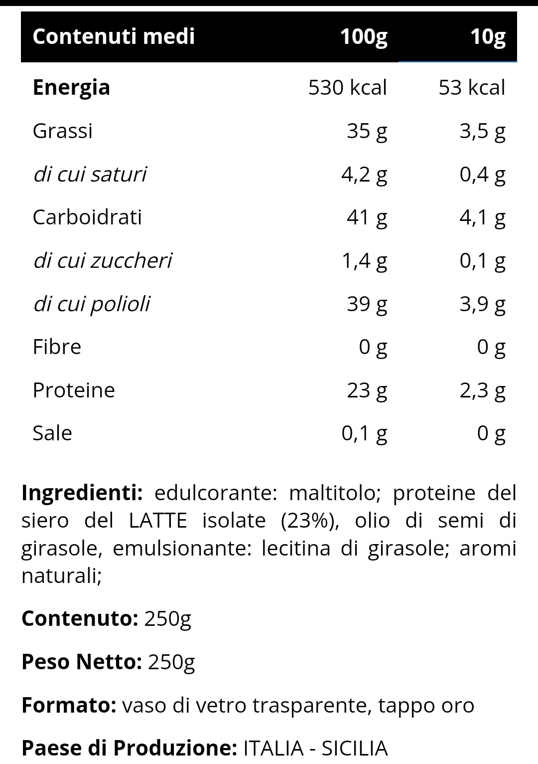 ZERO CREAM bianca (250gr)