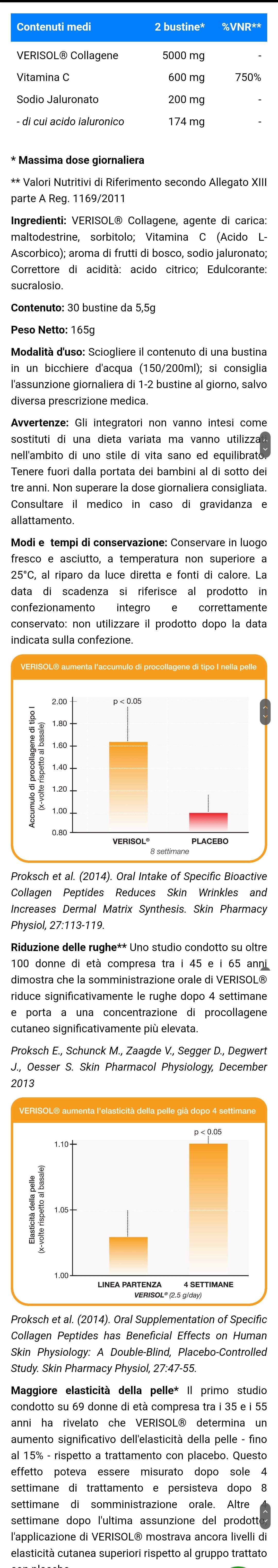 Collagene+ VERISOL® (30 Bustine)