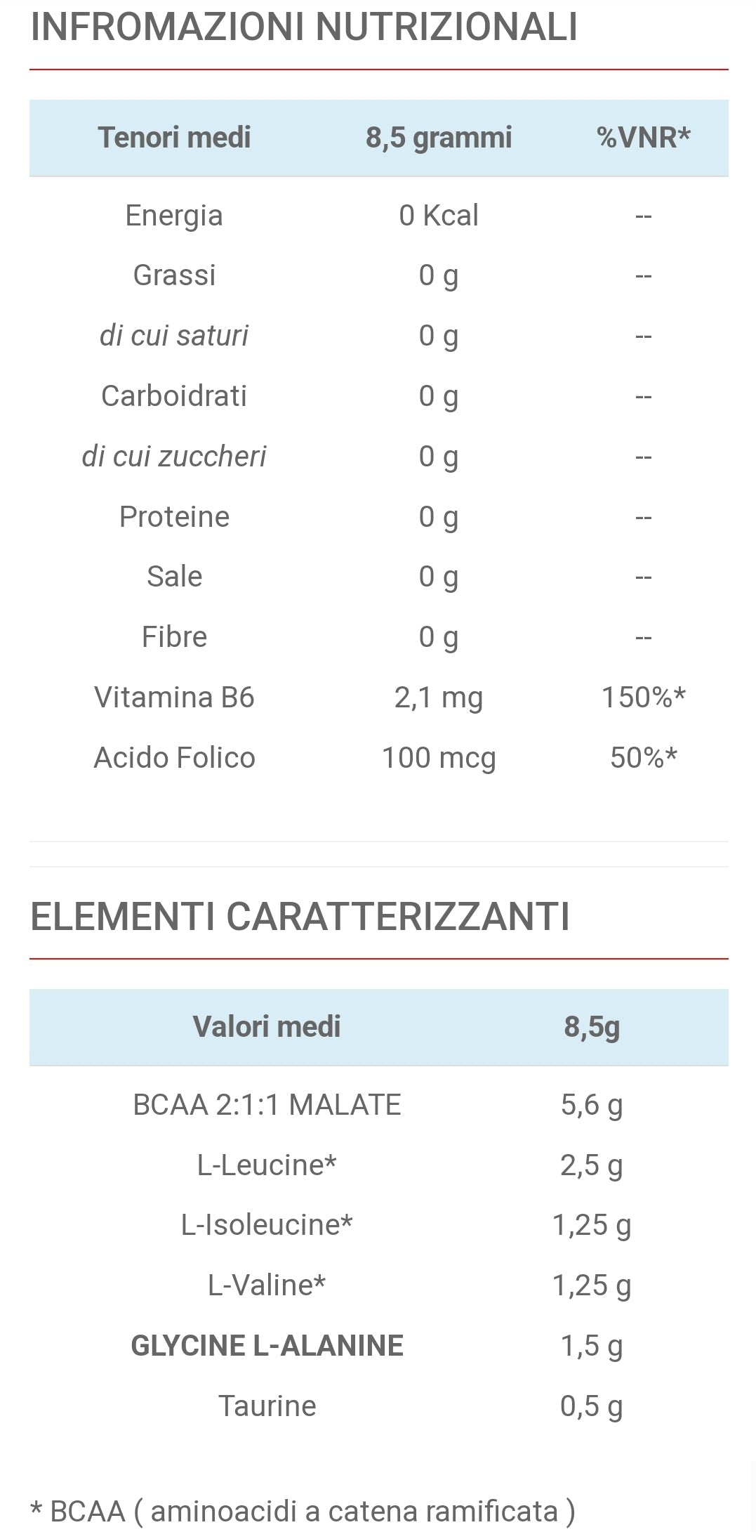 BCAA 2:1:1 MALATE (500G)