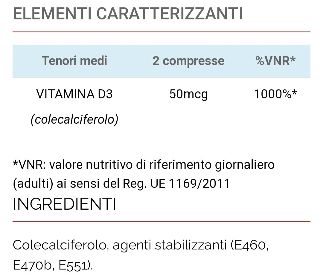 Vitamina D EXTRA 2000UI (60cpr)