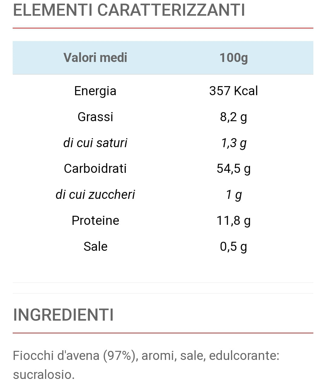 FIOCCHI D'AVENA BABY (1KG)