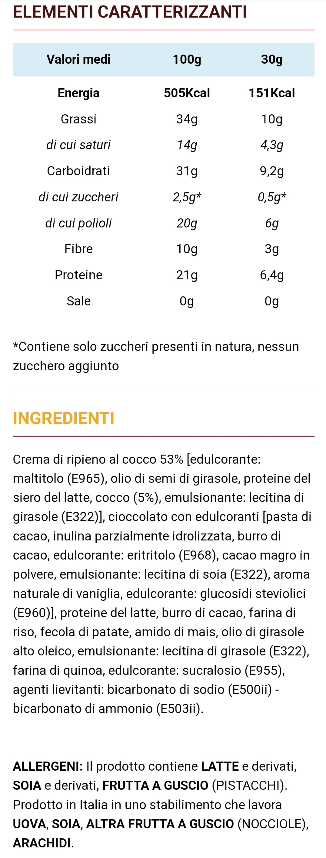 ZERO SNACK COCCO (30G)