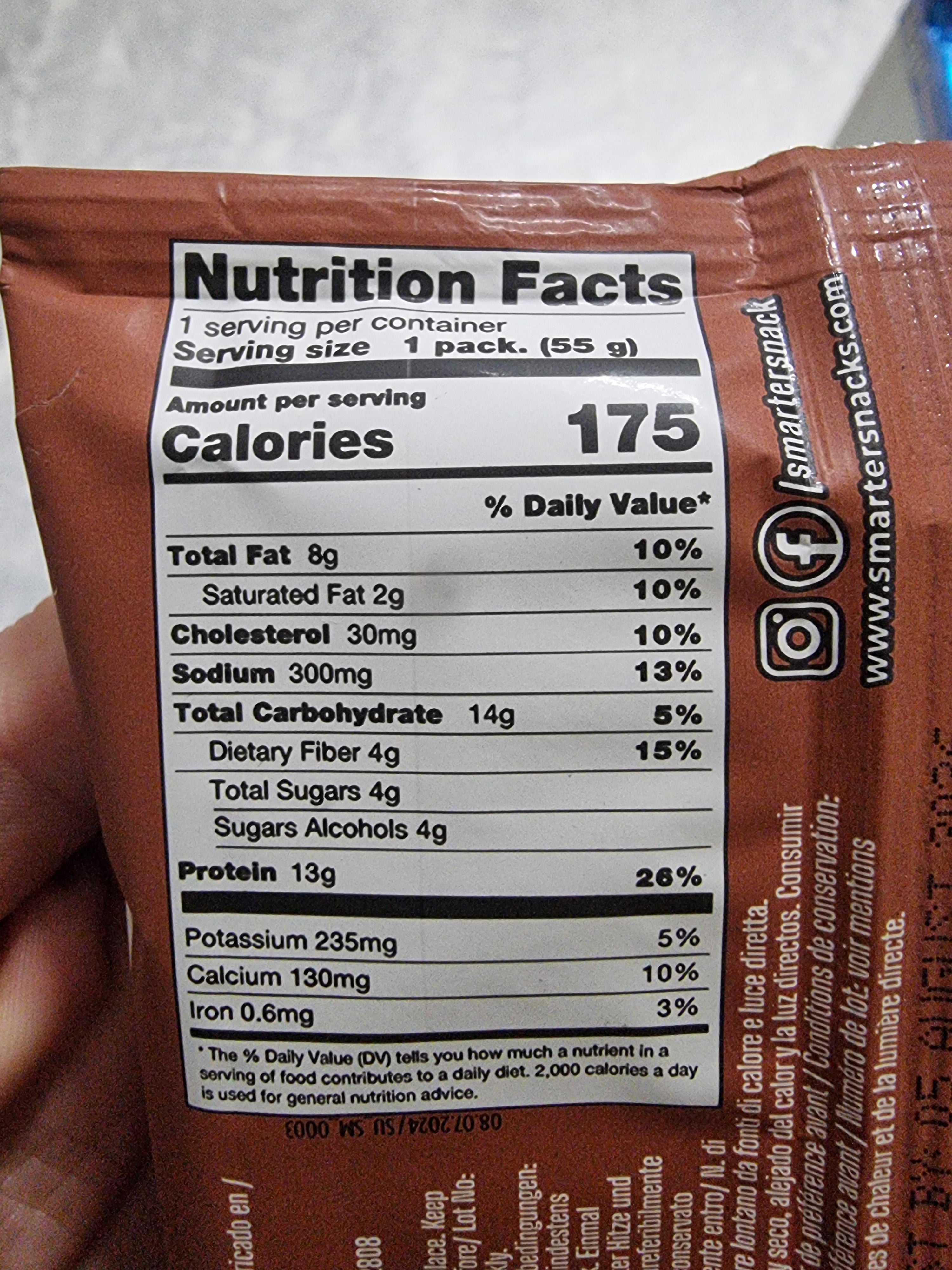 Pancake proteico SMARTER da 55g