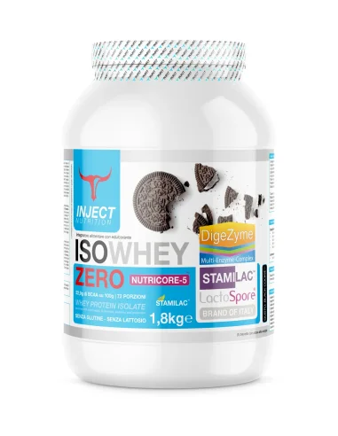Iso Whey ZERO Stamilac™ Nutricore-5™ (1,8kg) INJECT NUTRITION