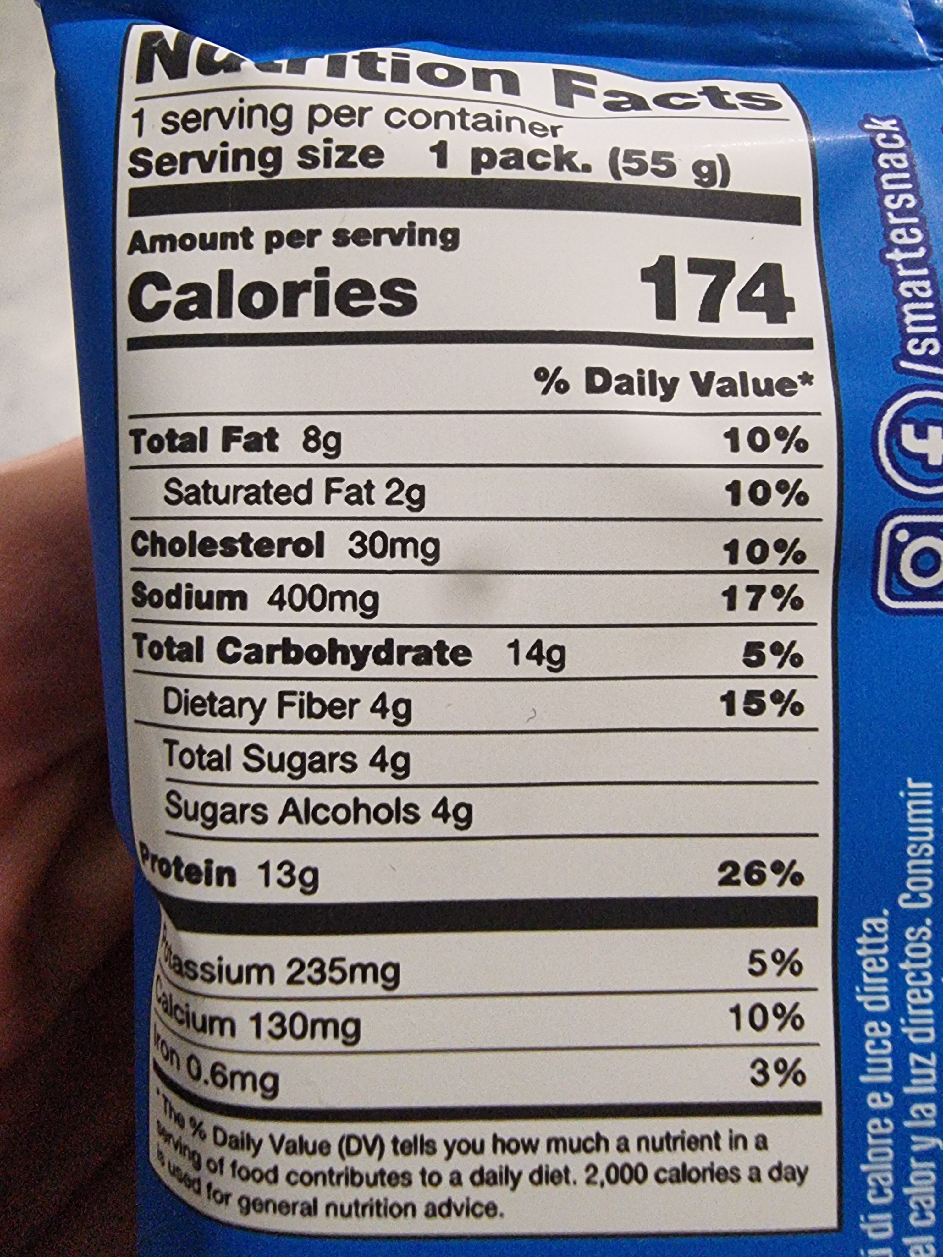 Pancake proteico SMARTER da 55g