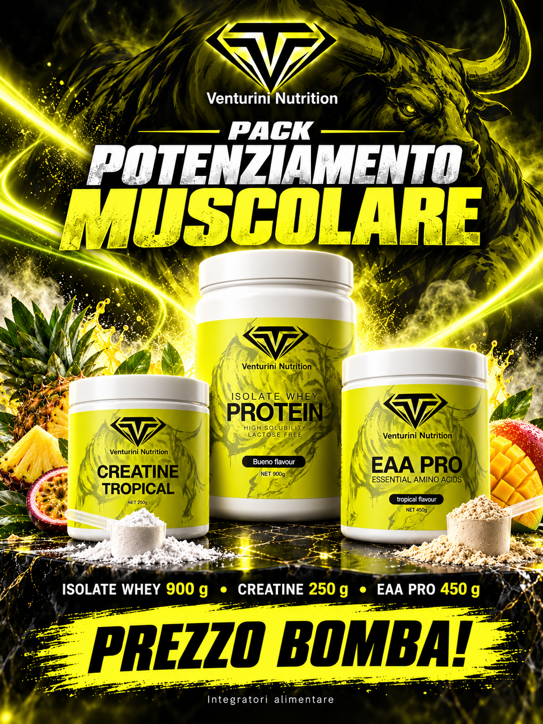 Pack potenziamento muscolare