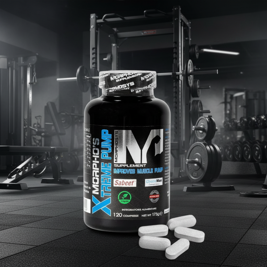 MORPHO'S XTREME PUMP pre-workout senza caffeina 120cpr