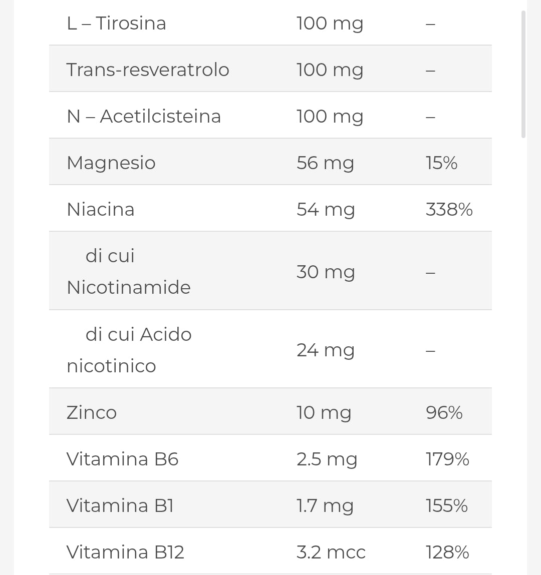 AMINOACIDI ESSENZIALI con zinco vitamine del gruppo B 200cpr