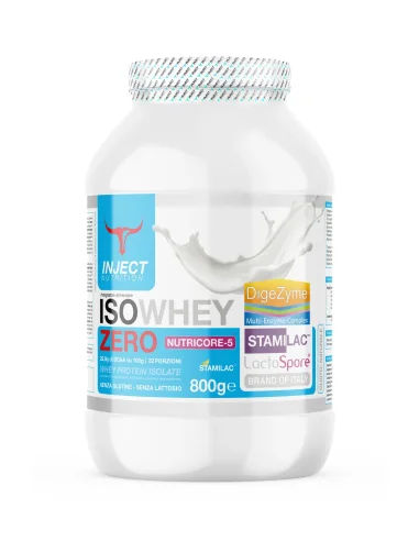 Iso Whey ZERO Stamilac™ Nutricore-5™ (800g) INJECT NUTRITION