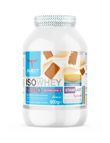Iso Whey ZERO Stamilac™ Nutricore-5™ (800g) INJECT NUTRITION