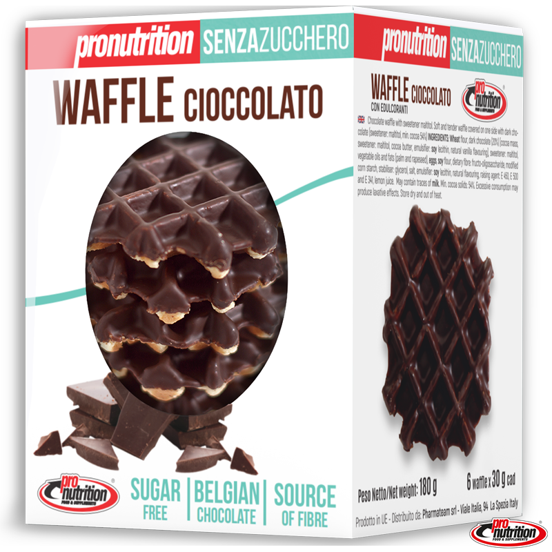 WAFFLE SENZA ZUCCHERI CIOCCOLATO 30G